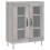 VidaXL vidaXL Highboard Sideboard Cupboard Side Cabinet Grey Sonoma Engineered Wood 7