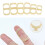 (10, 6PCS) 6 Pack Oval Finger Splints Waterproof Finger Splint for Arthritis, Trigger UK 7