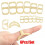 (10, 6PCS) 6 Pack Oval Finger Splints Waterproof Finger Splint for Arthritis, Trigger UK 3