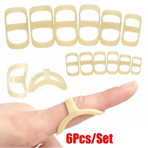 (10, 6PCS) 6 Pack Oval Finger Splints Waterproof Finger Splint for Arthritis, Trigger UK 2