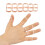 (10, 6PCS) 6 Pack Oval Finger Splints Waterproof Finger Splint for Arthritis, Trigger UK 9
