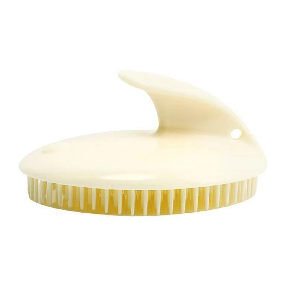Shampoo Brush for Scalp Massage, Waterproof Manual Scrubber with Soft Bristles, Portable Exfoliating Comb for Dandruff Removal