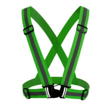High Visibility Reflective Safety Vest for Running and Cycling - One Size, Lightweight, High-Visibility Material