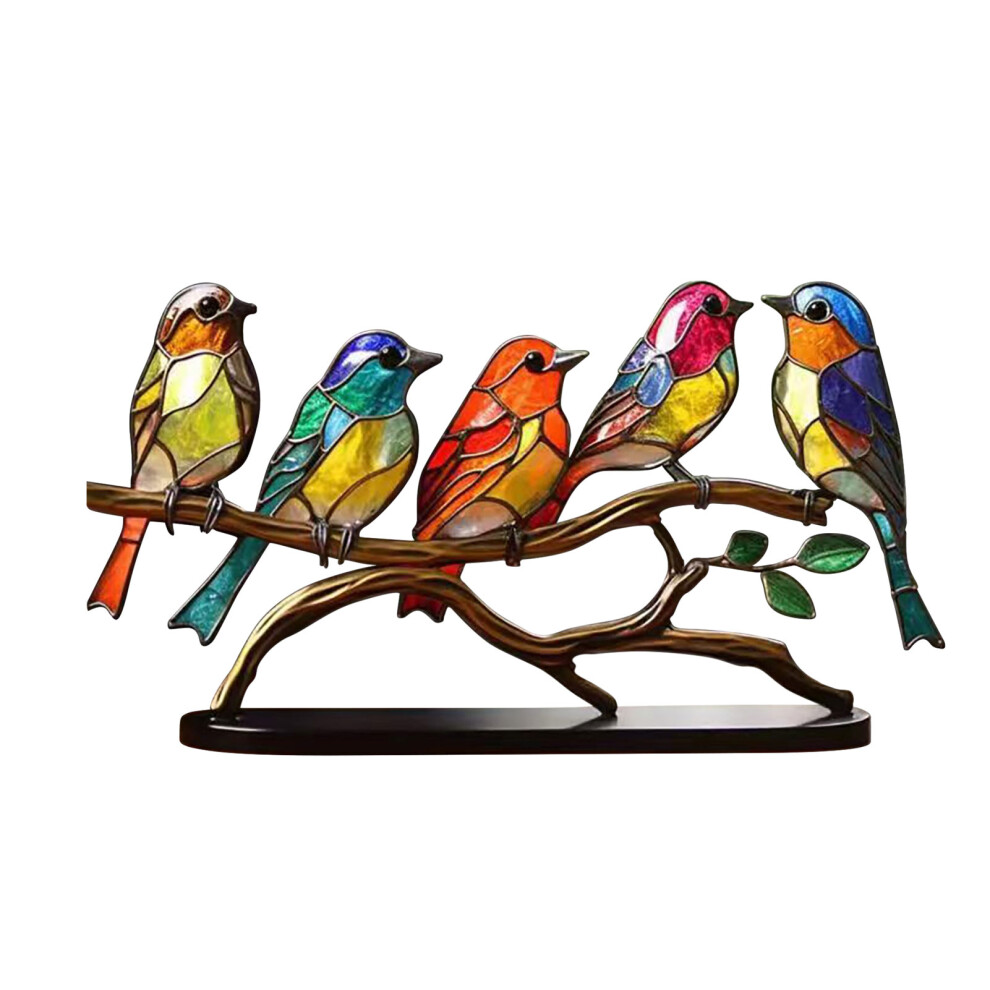 (5 Birds) Unique Style Desktop Birds Sculpture For Distinctive Decor Elegant-image-OPC-PK2BPR5-NEW