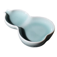 Pumpkin Ink Bottle Inkwell Small Ceramic Sky Blue Calligraphy Ink Bowl Painting Desk Accessories Ink Container