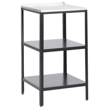 Outdoor Kitchen Island VILAMA Metal Black