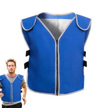 Ice Vest with Adjustable Fit | Includes 20 Ice Packs, Safety Apparel for Men and Women, Athletic Cooling Jacket for Heat Relief