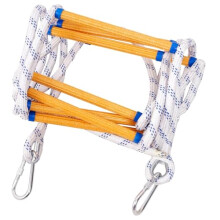 Fire Ladders 5m Fire Resistant Rope Ladder with Hooks 2-Story 16ft Emergency Climbing Ladder with Carabiners Reusable 40FT/12M