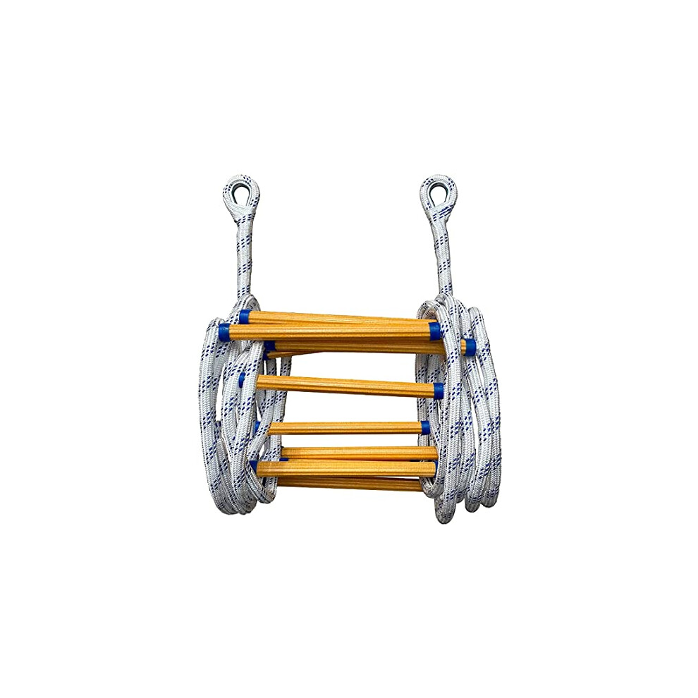 Fireproof Escape Ladder, Emergency Rescue Rope Ladder, 30M (98.4Ft) And 10M (32.8Ft) Safety Climbing Rope, Durable Design 6482260018164