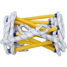 Feuerleitern Strickleiter 20m 3-Stockige Nylon Fluchtleiter Tragbare Notleiter Langlebig Technische Leiter S Onecolor