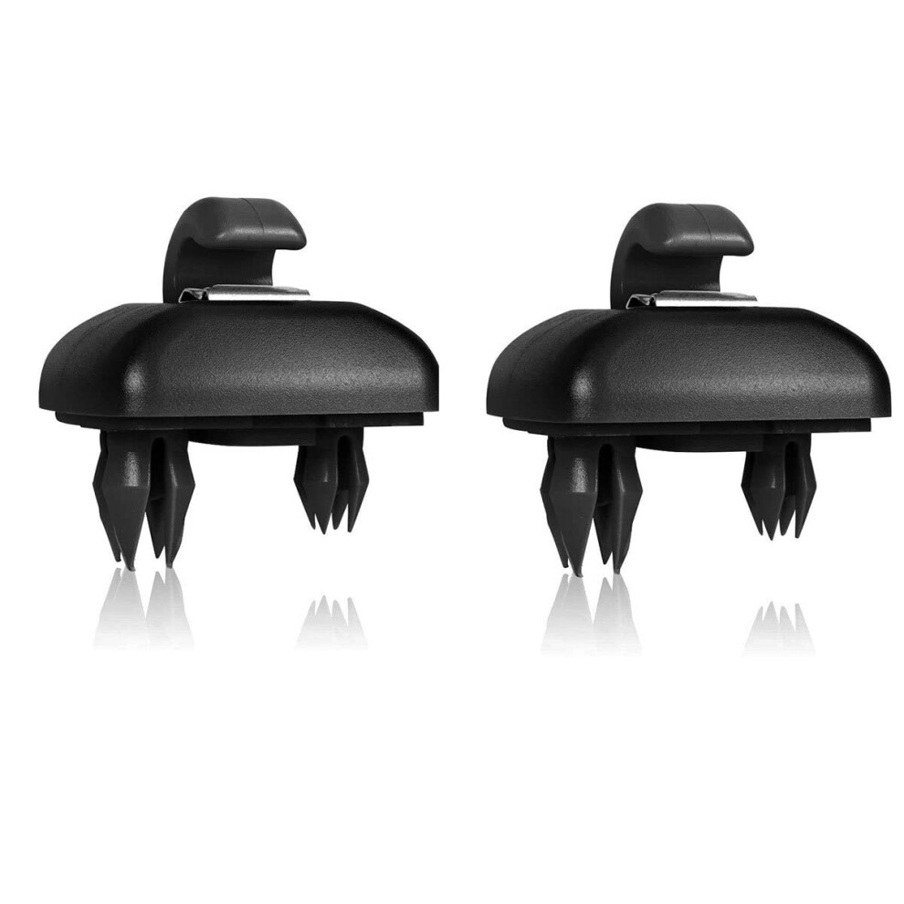 2 Pack Interior Sun Visor Hook Clip Mount Compatible With Audi A1 A3 A4 A5 Q3 Q5 Oem 8E0 857 562 Black 6482260019772