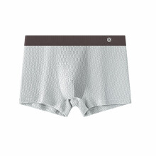 Basketball Underwear Men, Classic Stretchable Boxer Shorts, Comfortable Waistband, Winter, Light Gray, XXL