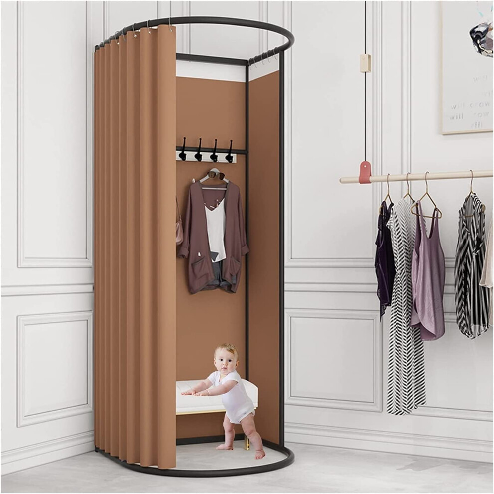 Clothing Store Changing Room Lightweight Durable Dressing Room 80x85x200CM for Specialty Shops and Retail Spaces-image-OPC-PK2BXFM-NEW