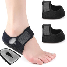Breathable Heel Pad Insoles Gel, 2 Pieces Comfortable Heel Protection Pads for Analgesia Relief and Foot Comfort