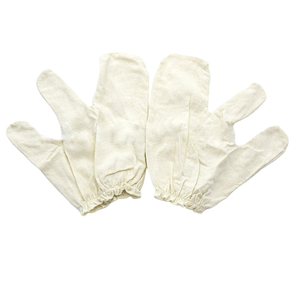 Peeling Gloves 1 Pair Silk Bath Gloves 7.9 x 7.5 Inches Elastic Safe Exfoliating Massage Mitts