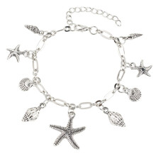 Summer Jewelry Anklet Women Shell Star Pendant Hypoallergenic Durable for Beach Parties Weddings Festivals