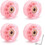 Improved Elastic Roller Skate Wheels 58x32mm 82A Purple for Double Row Skates, 8-Pack 5