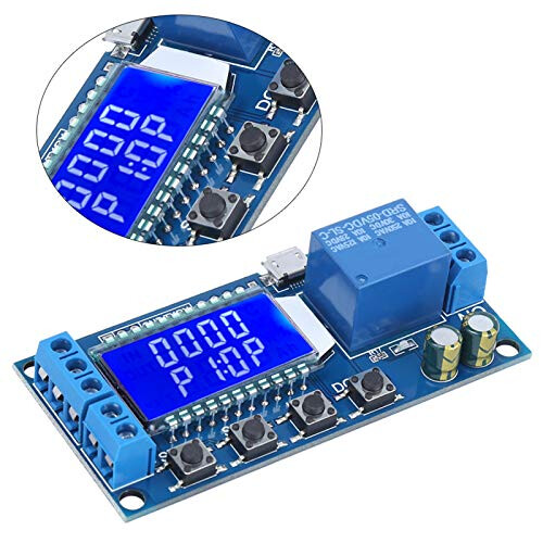XY-LJ02 Cycle Trigger Delay Timer Circuit Electronic Relay Module for Automation Projects, Adjustable Timing Settings, 12V Compatibility 1