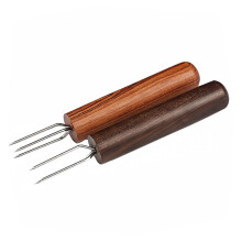 Moxibustion Extension Tool Set - 2 Wooden Handle Moxa Sticks for Portable Acupuncture Relaxation and Effective Therapy
