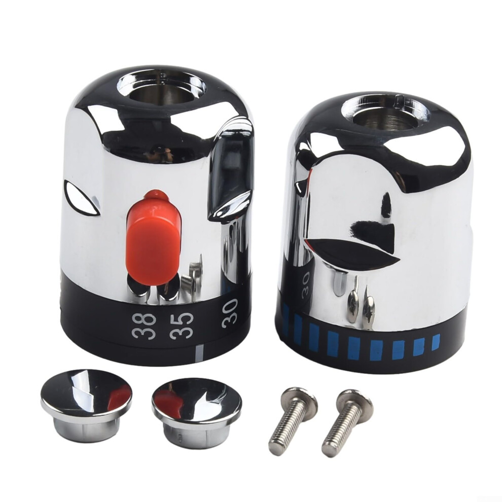 Thermostatic Handles For Water Control Mixer Taps, Replacement Faucet Handles For Bathtub And Shower, Hot And Cold Valve Handles 6482260022284