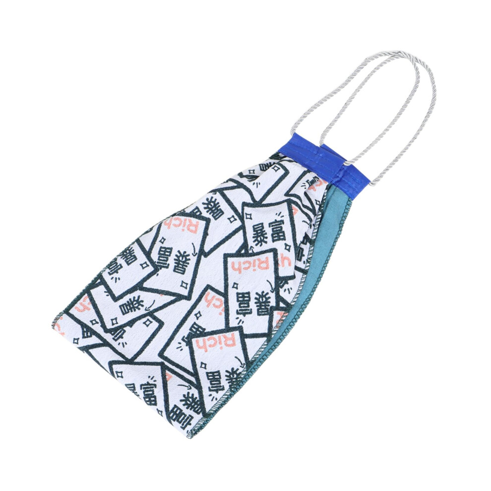 Bath Towel Back Peeling Shower Scrubber Body Washer With Handle Cotton Extra Soft For Effective Body Peeling