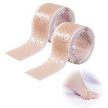 Bubble Plasters Pack of 2, Silicone Scar and Bubble Relief Stickers for Pressure Points and Heel Protection
