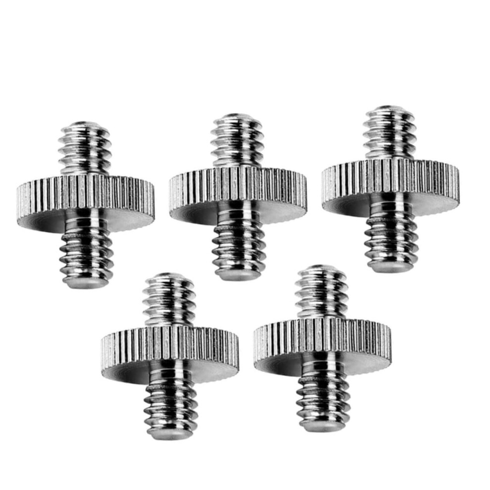 Camera Screw Adapter Tripod Converter For Camera Tripods, Monopods, And Microphone Stands - Double-Sided Threaded Screw 6447073032455