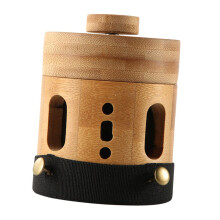 Moxibustion Pot Heat Herbs Heating Hip Moxibustion Burner Bamboo Moxa Tank Holder Moxa Cone Holder 5 Inches