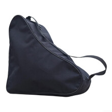 Lightweight Oxford Fabric Roller Skate Bag with Adjustable Straps, Easy to Clean and Store, Black Color