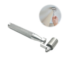 Wallpaper Seam Roller, Stainless Steel Pressure Roller with Aluminium Alloy Handle, 10 Inch Seam Roller for Wallpaper Installation