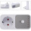 Digital Countdown Timer Socket Controller, 6 Countdown Settings, Electronic Timer Switch for Kitchen Use 2