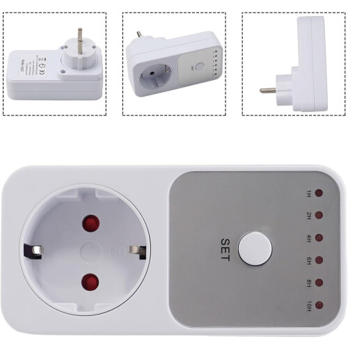 Digital Countdown Timer Socket Controller, 6 Countdown Settings, Electronic Timer Switch for Kitchen Use 1