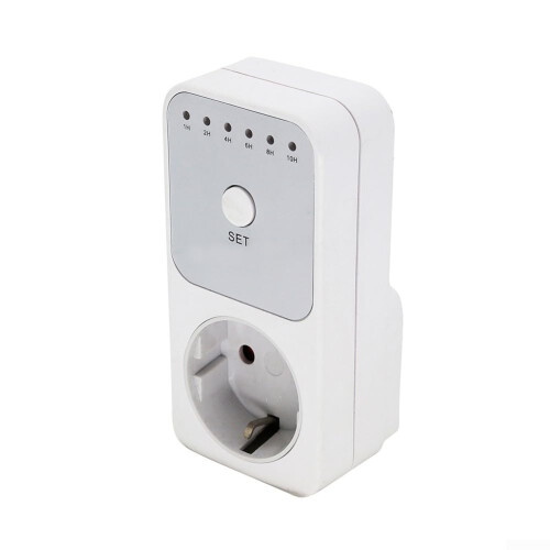 Digital Countdown Timer Socket Controller, 6 Countdown Settings, Electronic Timer Switch for Kitchen Use