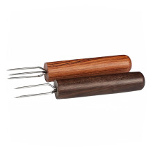 Moxibustion Fork Mugwort Holder Ebony Extension Tool Pack of 2 for Moxa Warm Prolonging Treatment