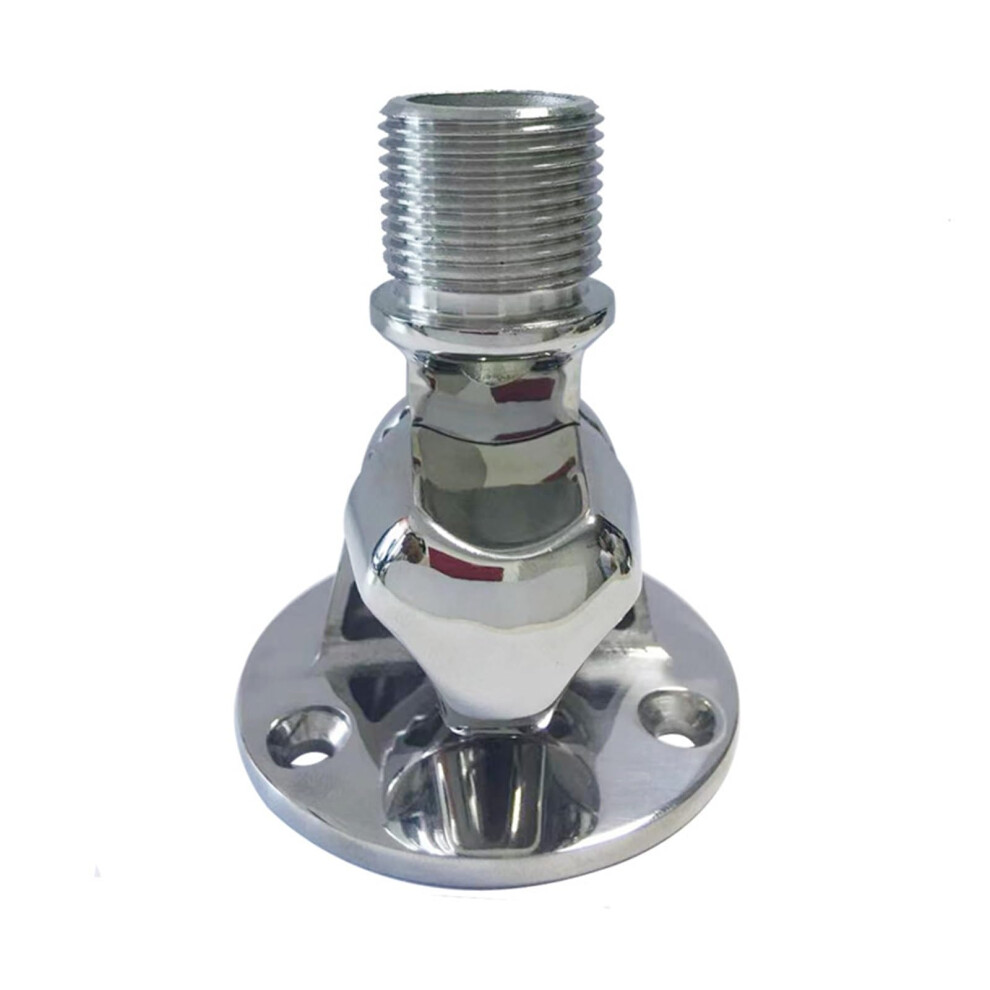 Stainless Steel Boat Swivel Antenna Mount Marine Grade Base For Yacht Pontoon Boats 360-Degree Rotation 6447073033926