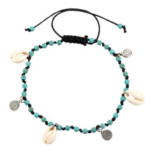 Creative Shell Anklet for Women, Adjustable Boho Anklet, Summer Anchor Chain for Beach Casual Looks