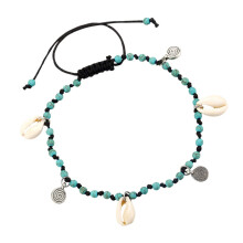 Retro Anklet Bracelet for Women - Adjustable Durable Boho Style Foot Chain Accessory for Summer Events and Special Occasions