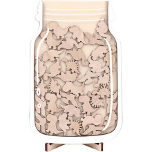 Star Reward Jar Dinosaur Incentive Glass Potty Training Tool Wooden Reward Board for Kids Home School Decor