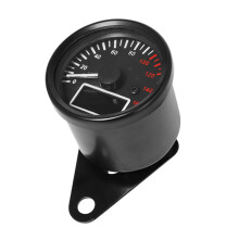 Multifunctional Dashboard Tachometer with Integrated Speed and Fuel Gauge 12V for Easy Reading While Driving Black