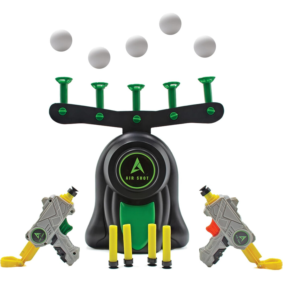 winning Air Shot Hovering Ball Foam Dart Two Player Skill Shooting Blaster Game
