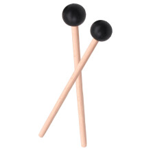 Marimba Mallets – Hard Rubber Head Marimba Sticks for Percussion, Glockenspiel, Marimba Accessories, Black