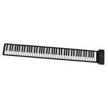 Portable 88 Key Roll-Up Piano Keyboard with Speaker and Chord Function - Lightweight Flexible Electronic Teaching Tool