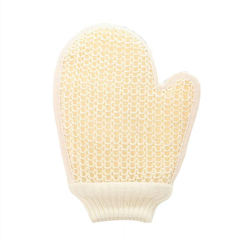 Exfoliating Bath Gloves for Shower and Spa, Sisal Body Scrub Washcloth Glove for Men and Women, Style C
