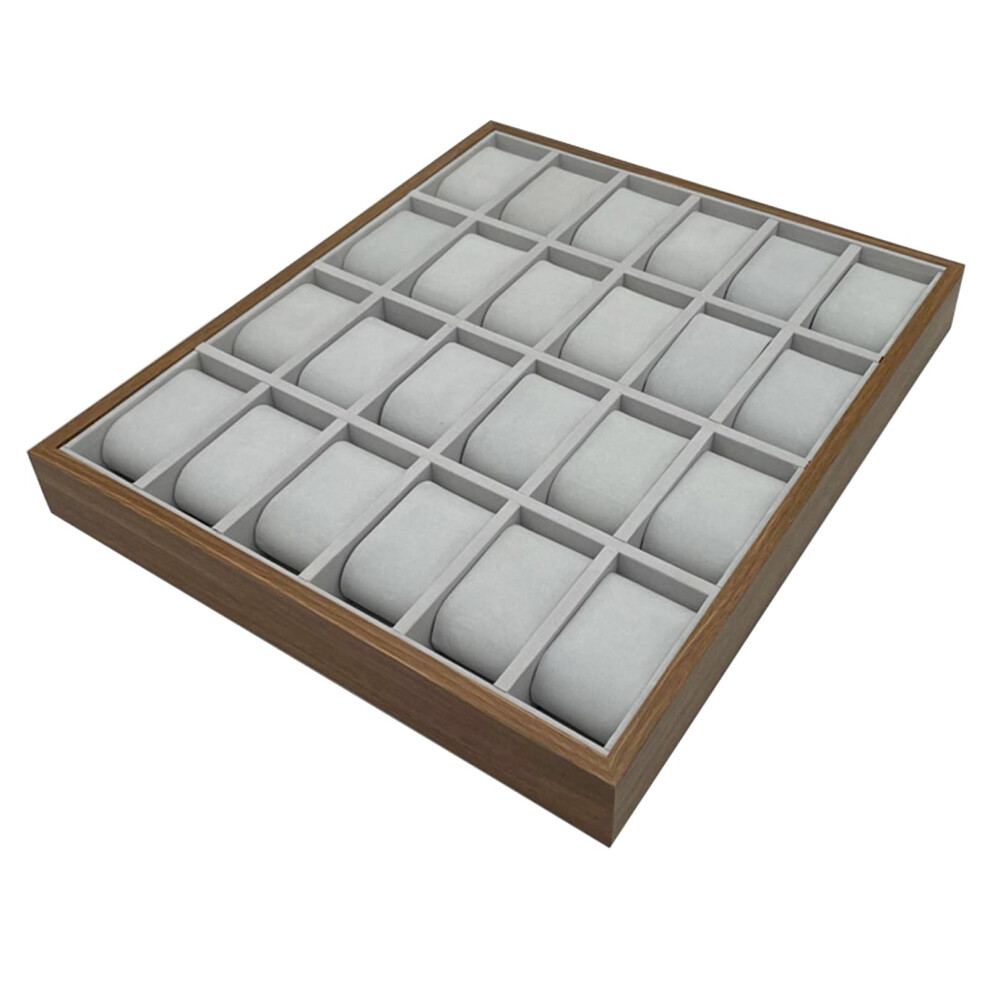 Wood Watch Stand Storage Box for Wristwatches, Versatile Wooden Watch Holder with Cushion for Display and Organization-image-OPC-PK2CH8N-NEW