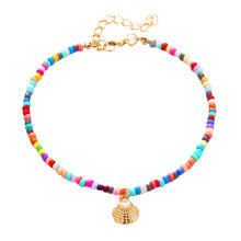 Beaded Anklet Set 2 Pieces with Star Charms Colorful Foot Jewelry Adjustable Size Boho Style