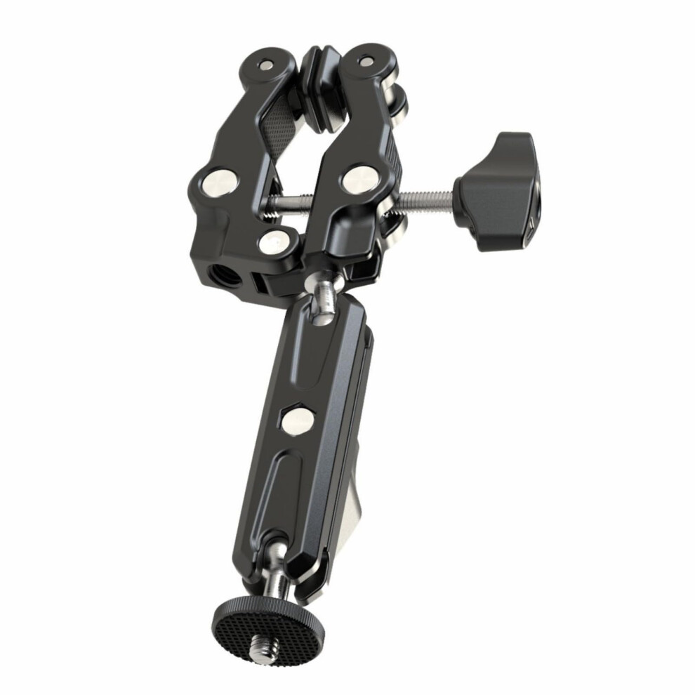 Robust Camera Clamp Mount, Multi-Purpose 360-Degree Ball Head Clip For Microphones, Cameras, Led Stands Light 6447073036910