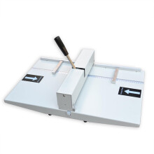 Manual Scoring Machine 340mm Dotted Line Notch Adjustable Groove Depth Card Folding Tool for Documents Invitations Photos Menus