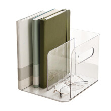 Acrylbriefhalter Desktop Document Organizer - Clear Acrylic Mail Storage Rack for Home Office Kitchen Counter