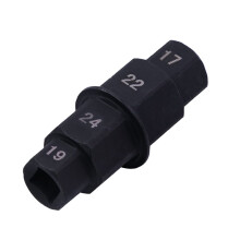 Motorcycle Axle Tool Hexagonal 27mm Black Spindle Socket Compatible with Harley and Honda Models