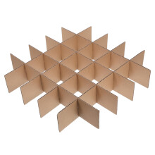 Cardboard Dividers for Moving Boxes, Adjustable Cardboard Inserts for Glassware, Tableware, and Fragile Items, Pack of 8